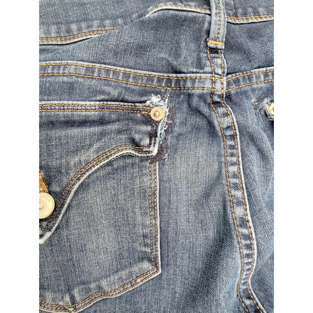 Hudson Jeans Mens 32 Blue Bootcut Stretch Denim Pants Flap Pocket - Picture 6 of 8